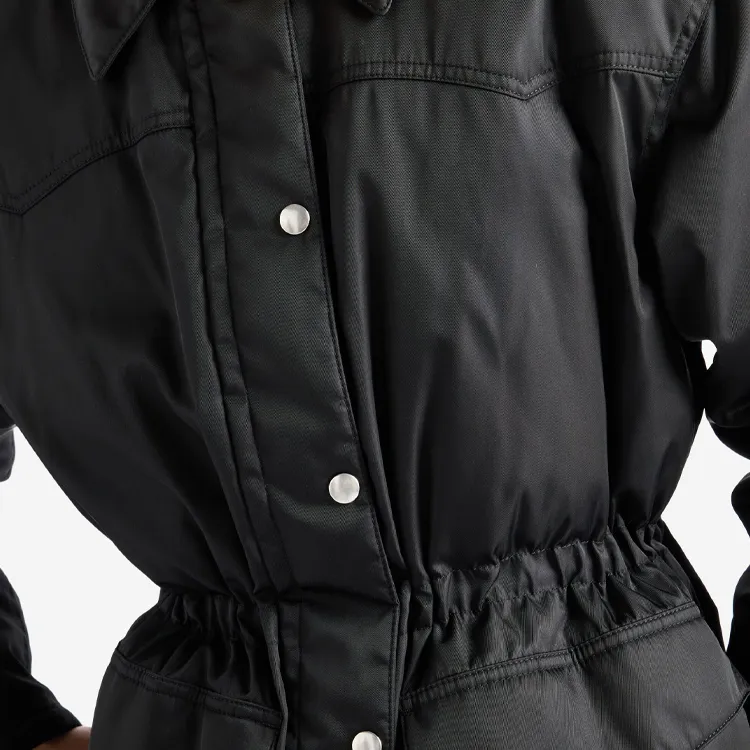 PRADA Drawstring Buttoned Down Jacket-3