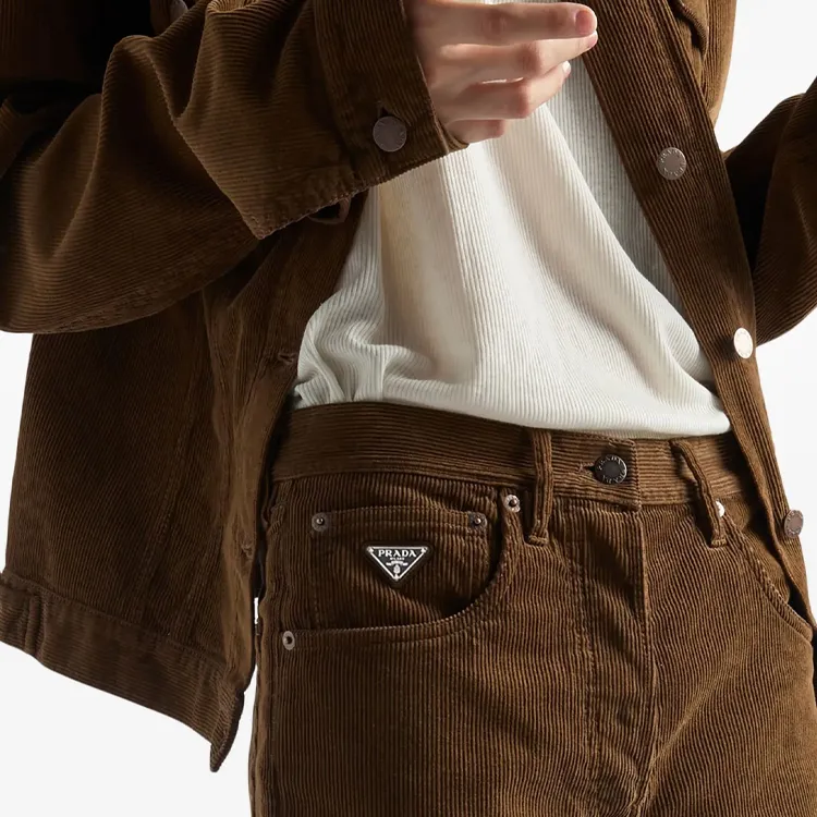 PRADA Corduroy Blouson Jacket-4