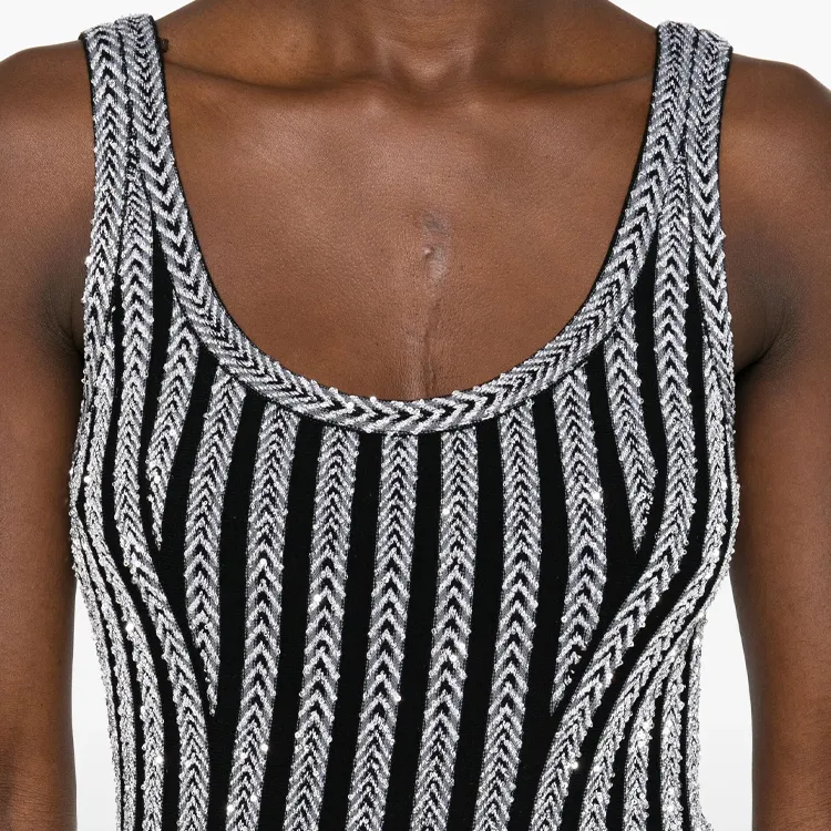 MISSONI Striped Knitted Tank Top-4