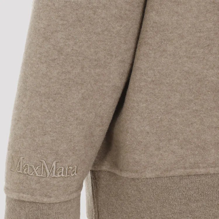 MaxMara Elvira Crewneck Straight Hem Jumper-2
