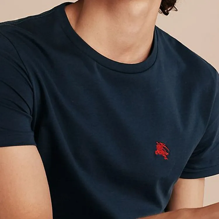 Burberry T Shirt Men's Marine Blue-4