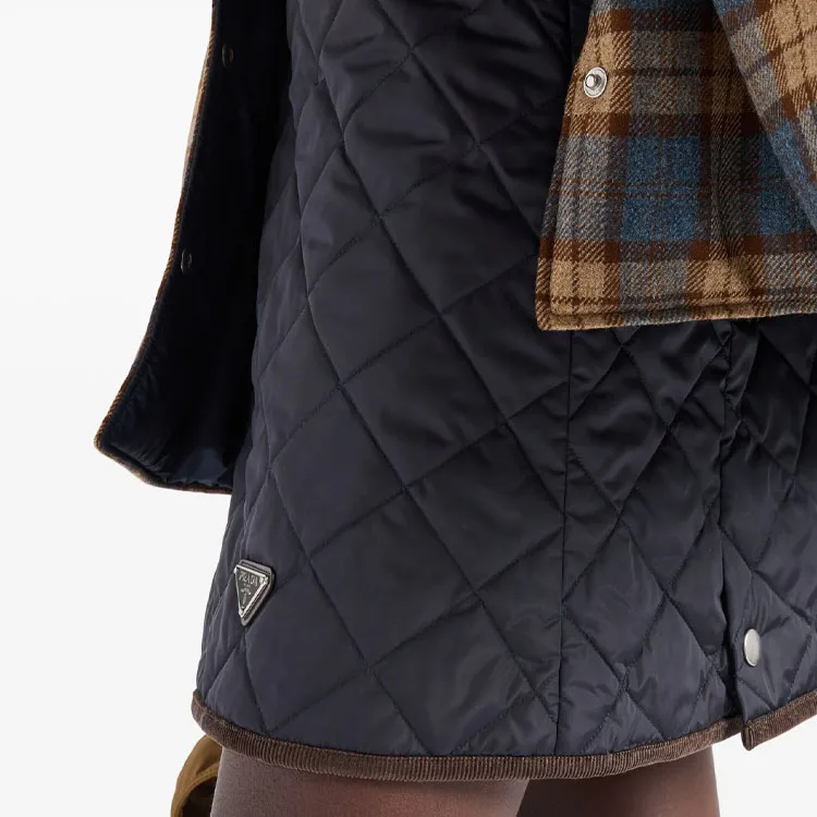 PRADA Lightweight Re nylon Miniskirt-4