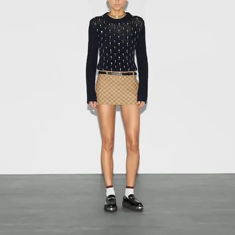 GUCCI Sweaters Women's Navy-2