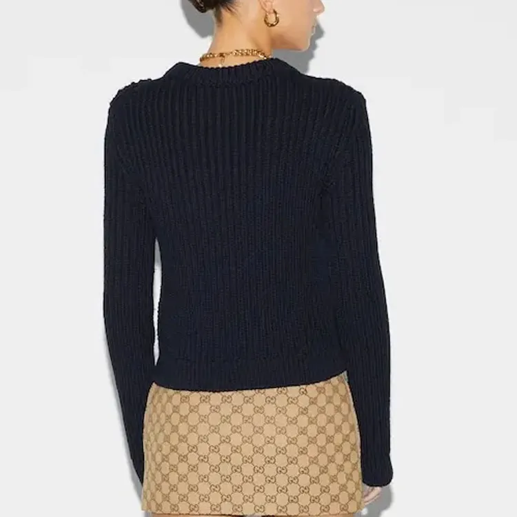 GUCCI Sweaters Women's Navy-5