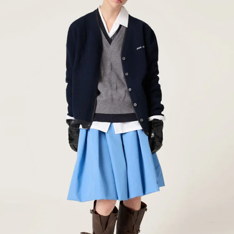 MIU MIU V neck Cardigan-2