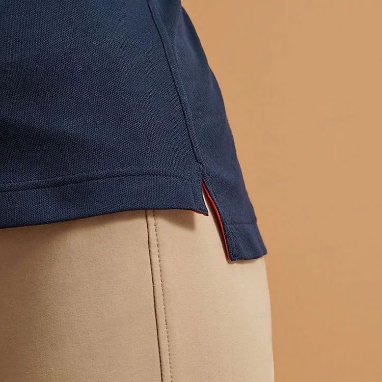 HERMES Polo Shirt Women's Marine Blue-4