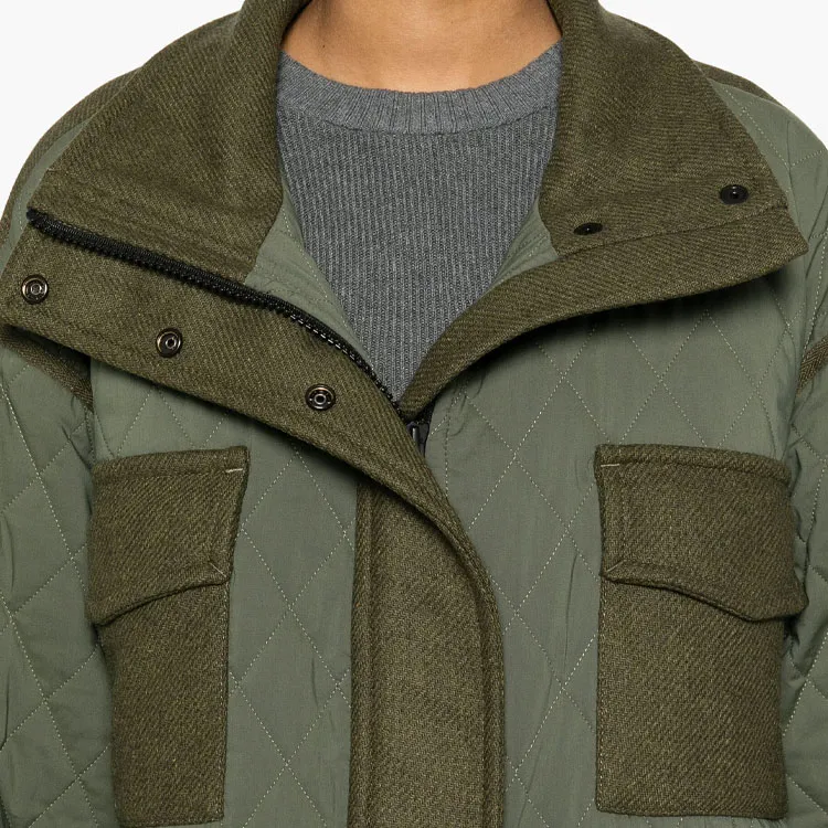 PINKO Voltaire Panelled Quilted Jacket-4