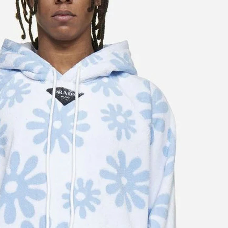 PRADA Sweatshirts Men Blue - POIZON