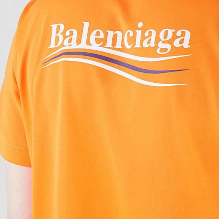 Balenciaga T-Shirts Men Orange-5