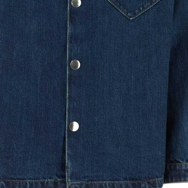 PRADA SS24 Denim Jacket Men's Blue-7