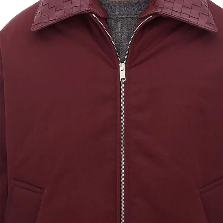 Bottega Veneta Tech Nylon Puffer Jacket 'Burgundy'-5