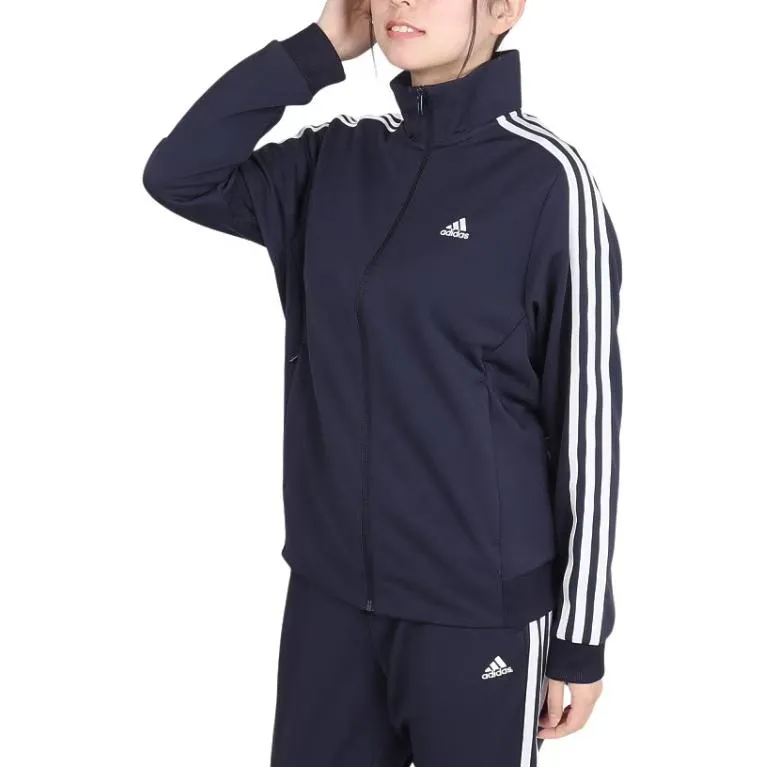 Adidas Clothing Jackets & Coats Japan Version Women's Marine Blue-3