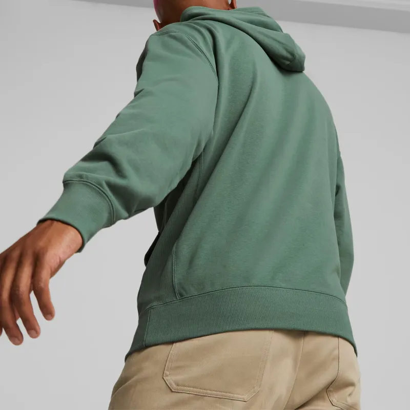 PUMA Downtown Graphic Sweatshirt Men's Green-3
