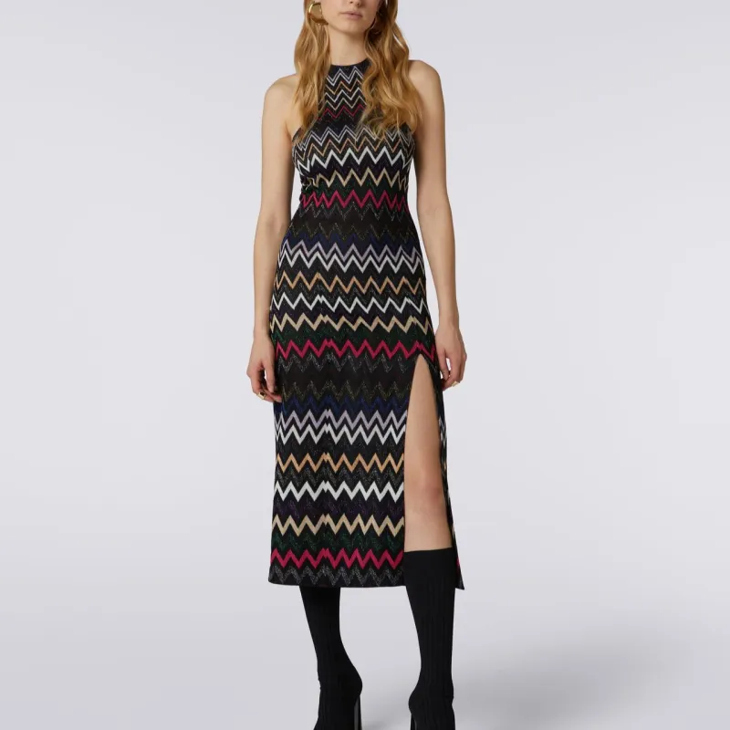 MISSONI Zigzag woven Midi Dress-1