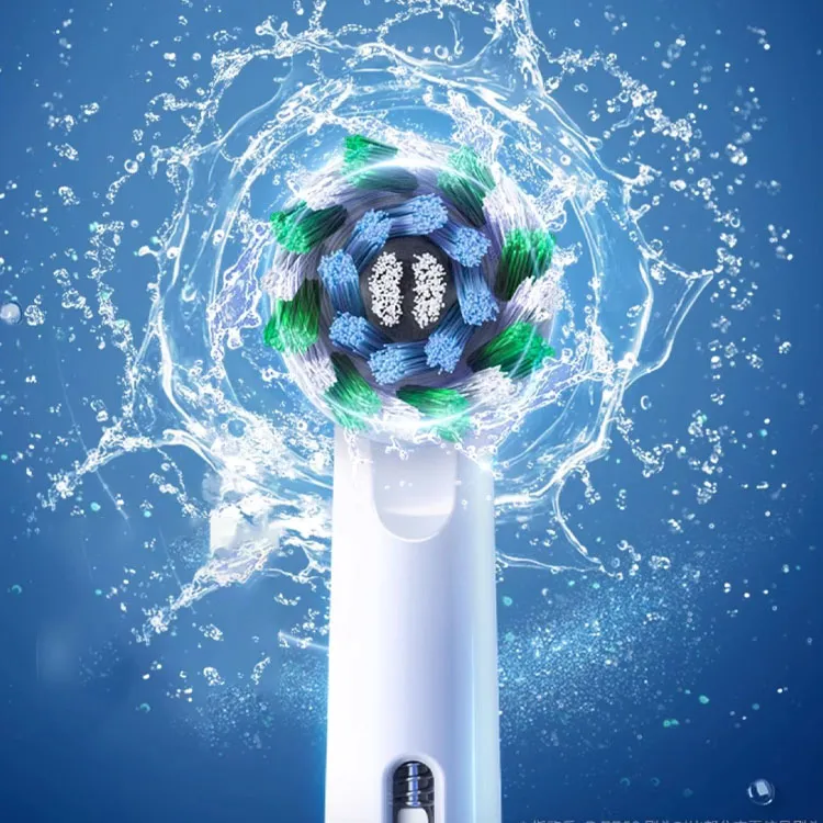 Oral B P/Pro/D Collection Brush Head Toothbrush Heads Pack Of Three Portable Household-3