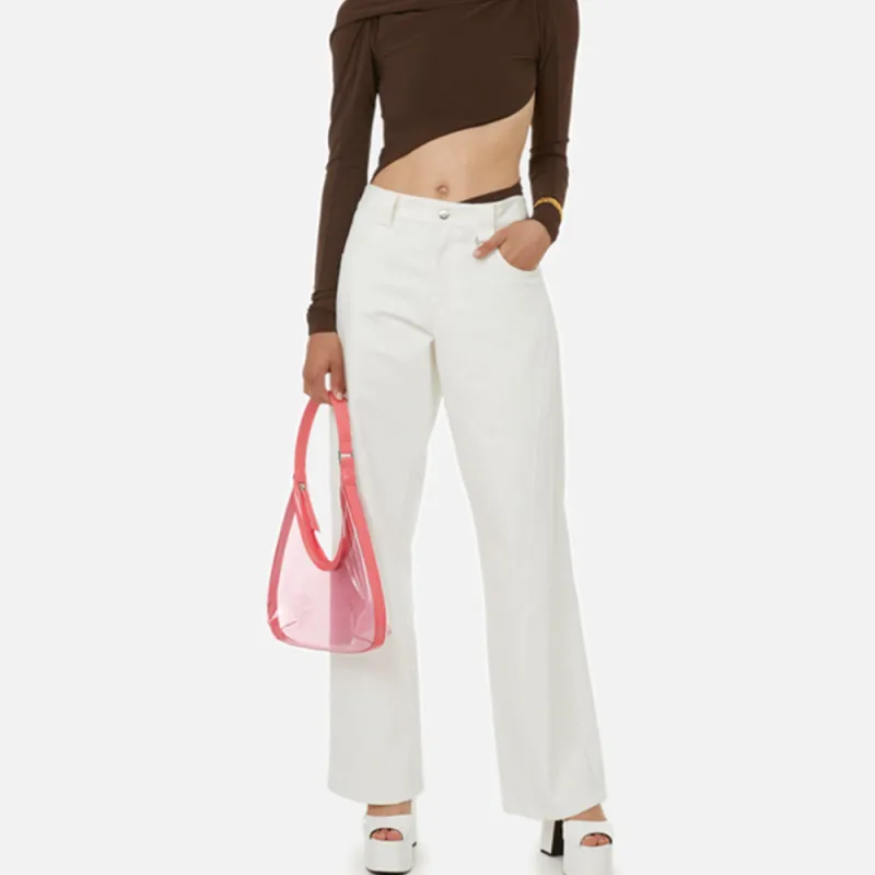 By Far Transparent Shoulder Bag-4