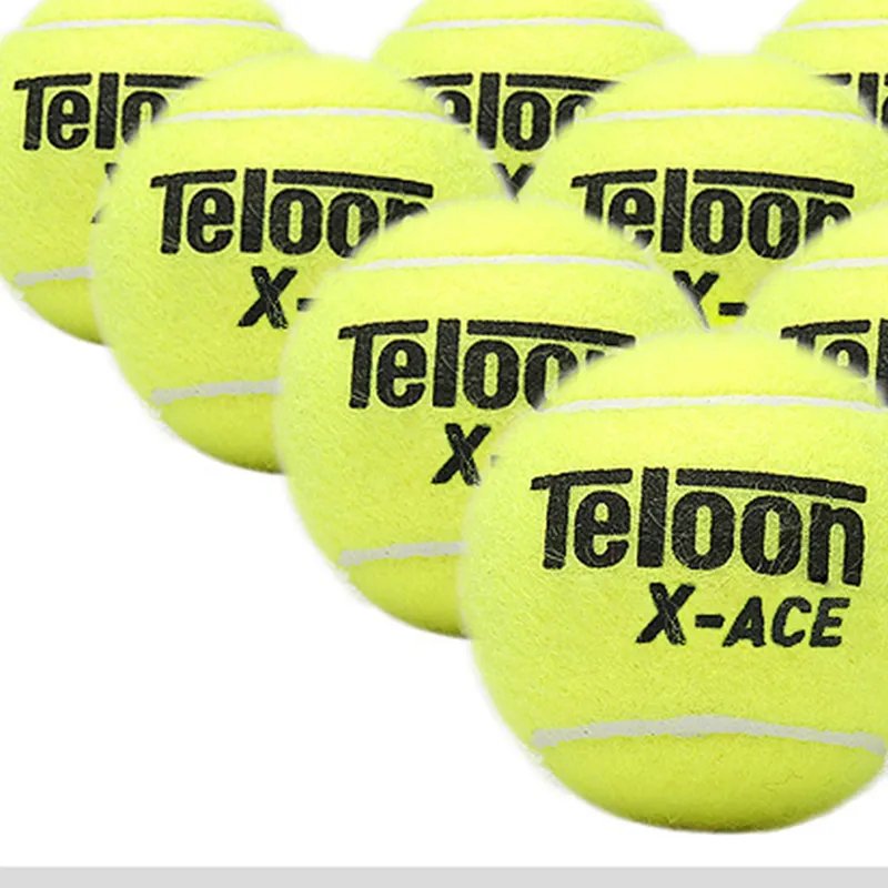 Teloon POUND 3 Tennis Balls Wool Match Ball Match Ball 1 Can/3 Balls Light Green-2