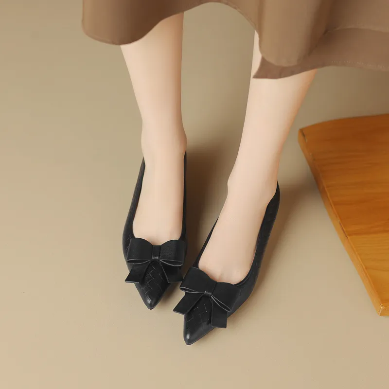 MARINO FABIANI Casual Single Shoes 2.5cm Women's Black-3