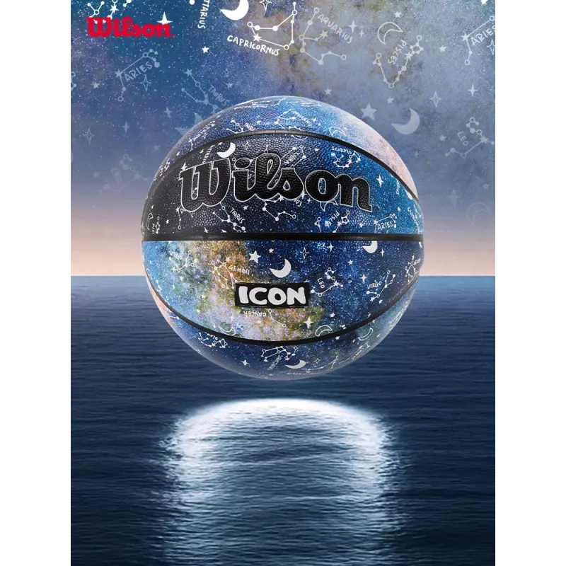 Wilson PU Basketball Constellation Gradient Size 5 Ball Training Unisex-4
