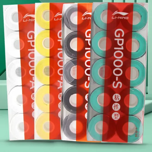 LiNing Badminton Grip Tape Multicolor Thin Pack Of Six
