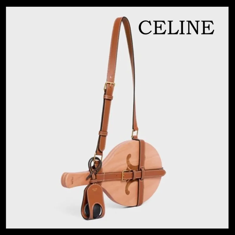 CELINE Niche Racquet Sports Wooden Beach Unisex-5