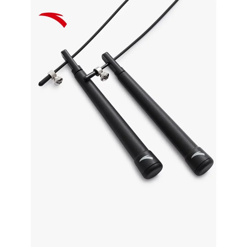 Anta Fitness Training Non Countable Jump Ropes Adults Twine Material PVC Steel Wire, Handle Material PP Black-5