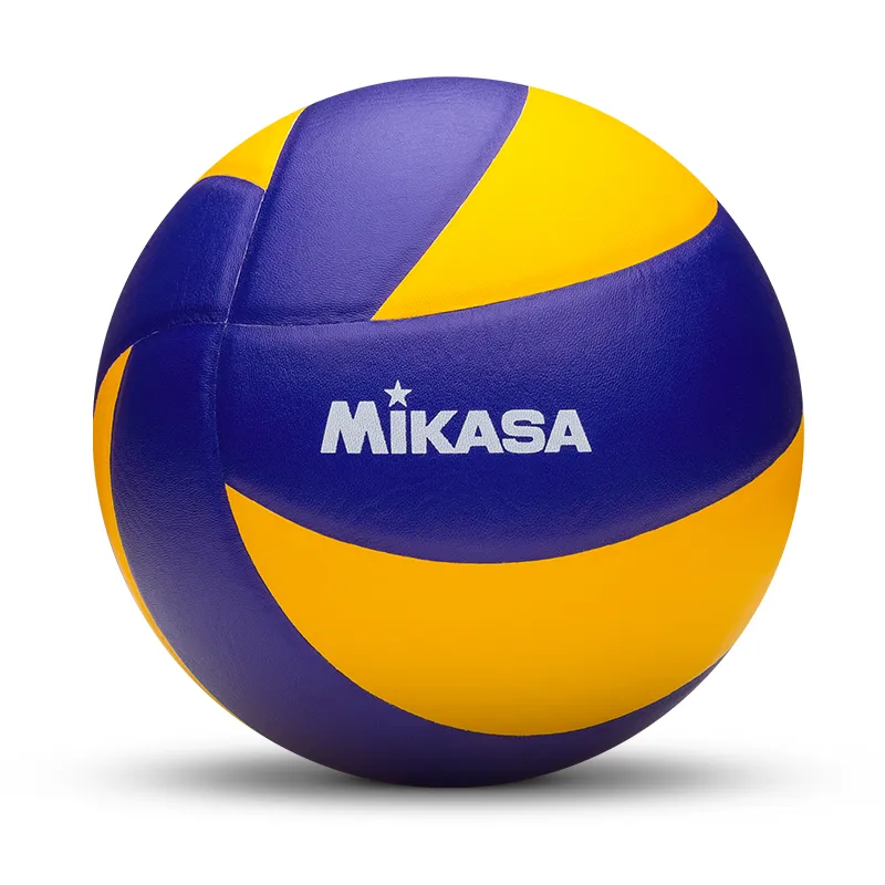 MIKASA High-Quality Synthetic Leather Size 5 Volleyball Unisex Blue Yellow-4