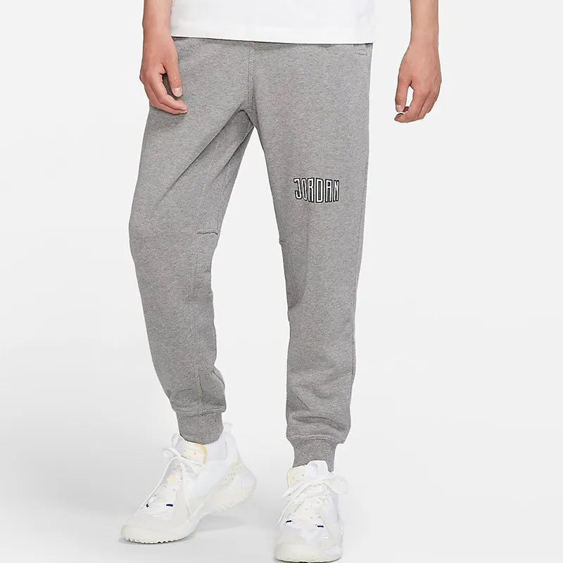 Jordan Knitted Sweatpants Men Light Gray-2