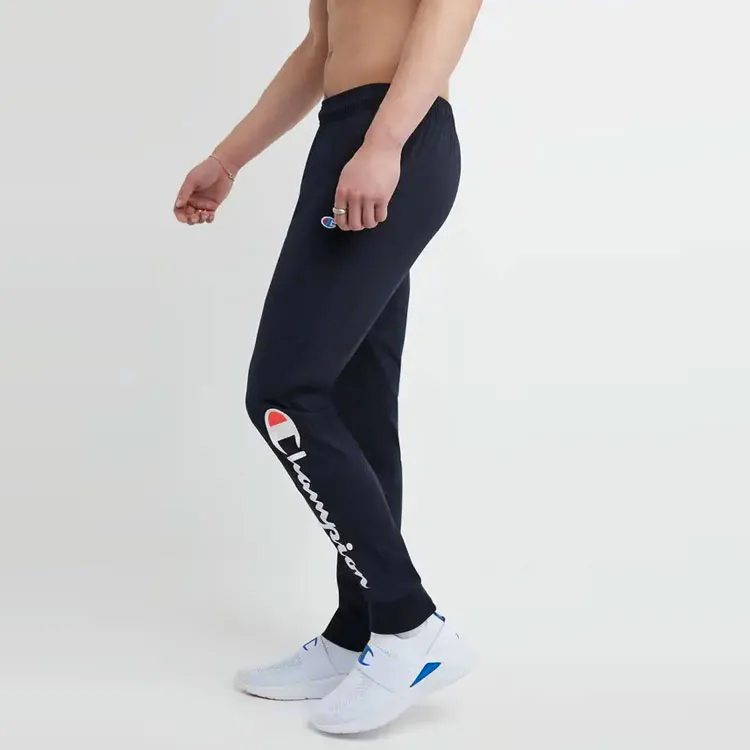 Champion Knitted Sweatpants Unisex Navy Blue-4