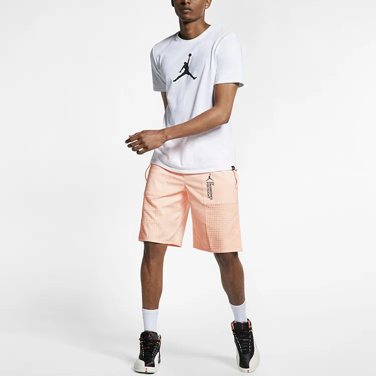 Jordan 23 Engineer Casual Shorts Men Dusty Pink-2