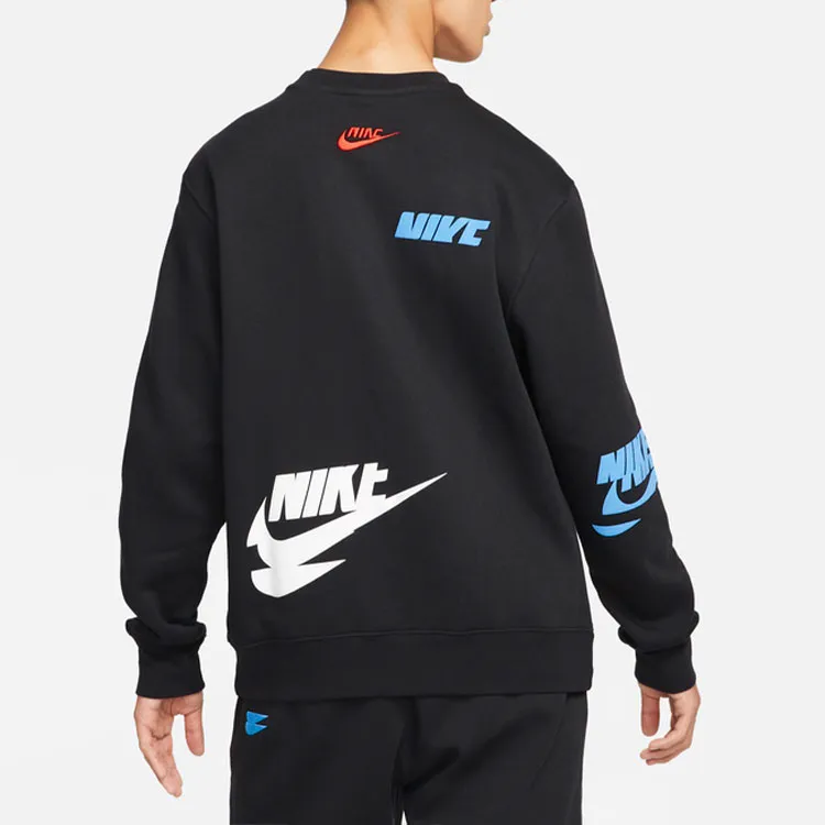 Nike Sportswear Essentials Series Sweatshirts Men Black-3