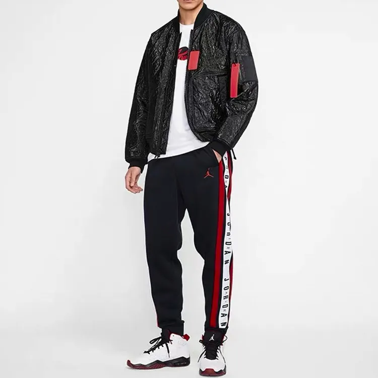 Jordan Knitted Sports Pants Men's Black-3