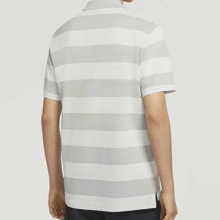 Nike Polo Shirts Men Photon Gray/Light Day Halo Yellow-4