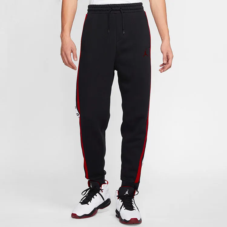 Jordan Knitted Sports Pants Men's Black-4