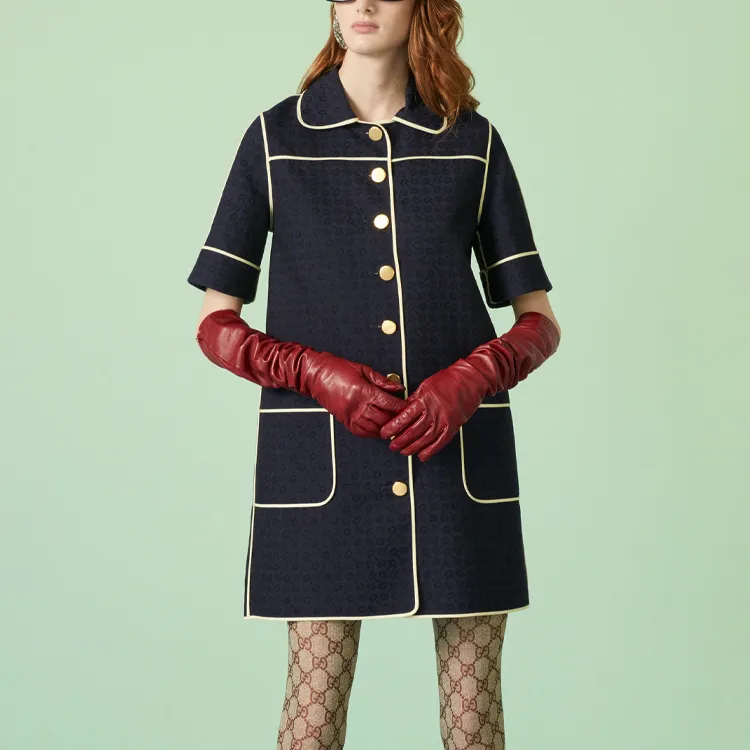 GUCCI Short Sleeved Dresses Women's Black-1