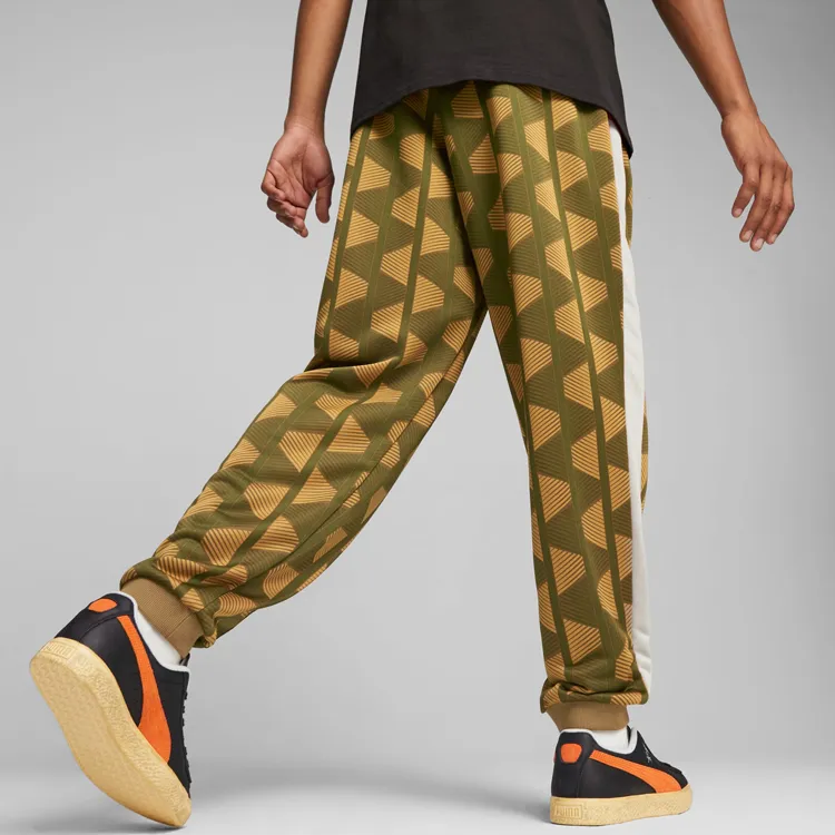 PUMA Knitted Sweatpants Men's Brown-4