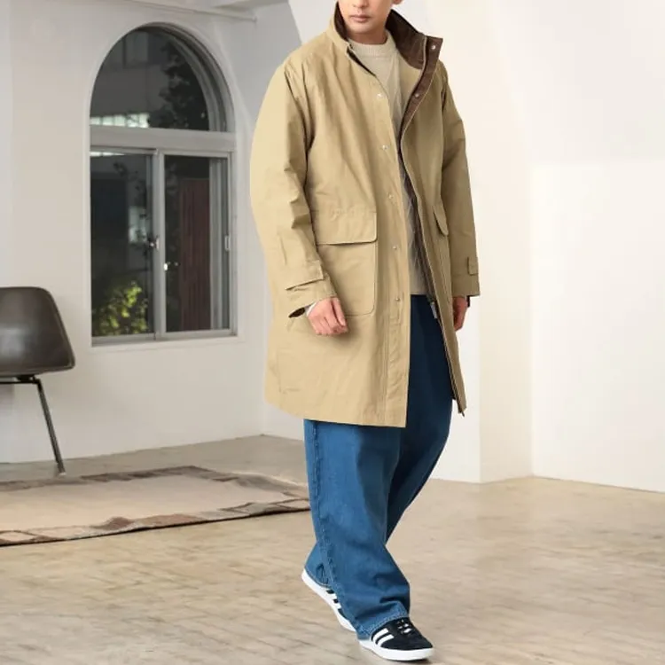 Beams Trench Coats Men-4
