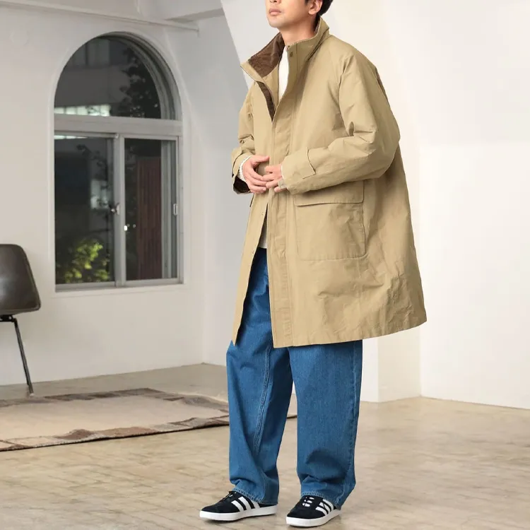 Beams Trench Coats Men-3