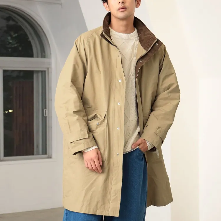Beams Trench Coats Men-5