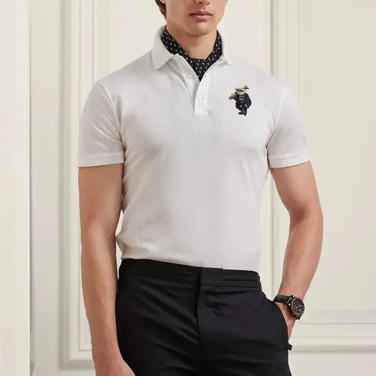 Polo Ralph Lauren Polo Bear embroidered Polo Shirt-2