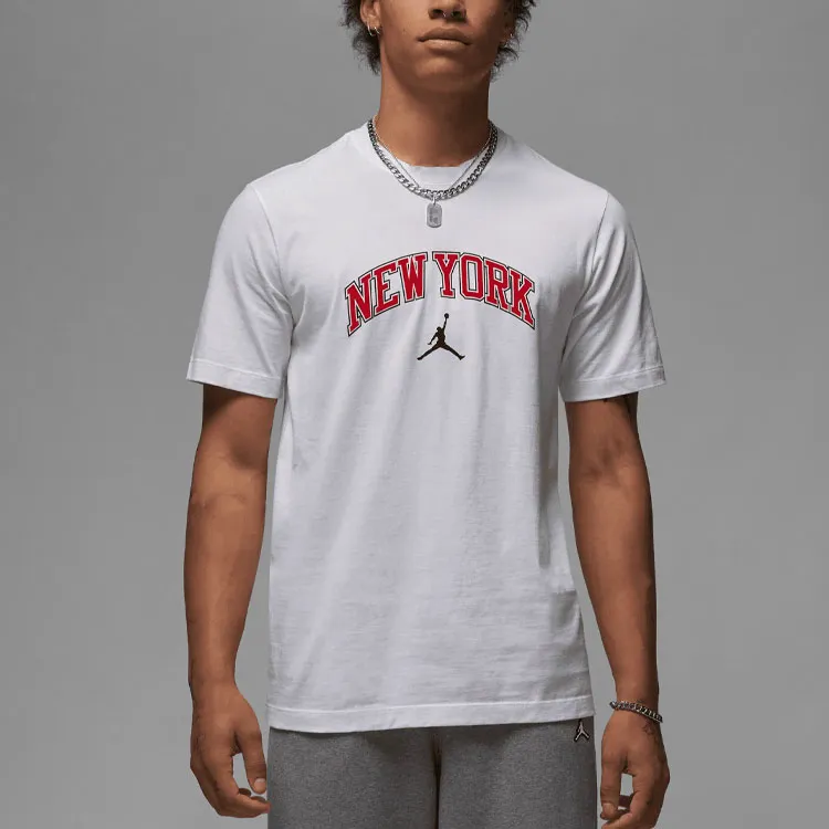 Jordan Air JordanNew York T Shirt Men's White-2