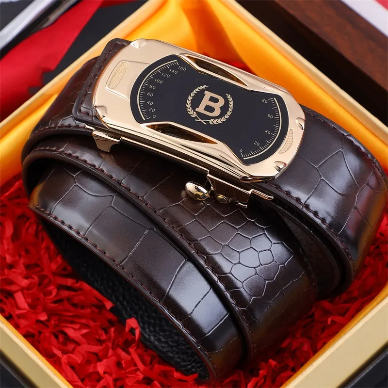 BISON DENIM Leather Belts Men-4