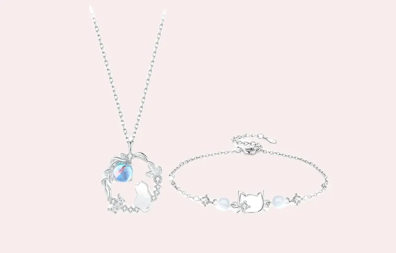 JOYDINNY Colored Glaze Jade Necklaces Women's-1