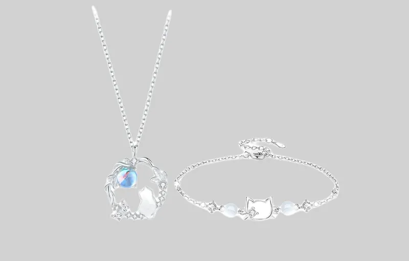 JOYDINNY Colored Glaze Jade Necklaces Women's-2