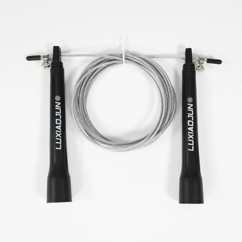 LUXIAOJUN Professional Racing Non Countable Jump Ropes Adults Steel Wire Rope PP Controller 3m-4