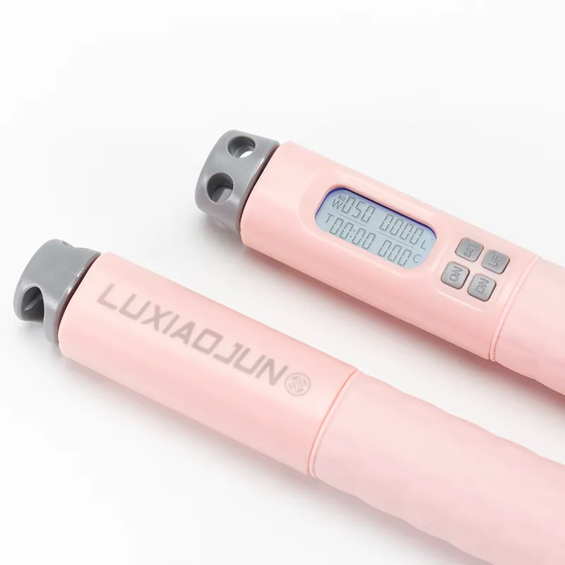 LUXIAOJUN Fitness Training Smart Counting Jump Ropes Adults Silicone Rubber Cord ABS+Silicone Controller 3m-2