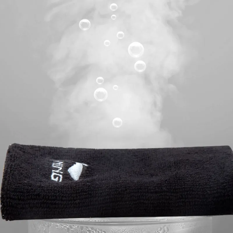 LiNing Wristbands Breathable, Protective, Slip Resistant Black Cotton Polyester Unisex-3