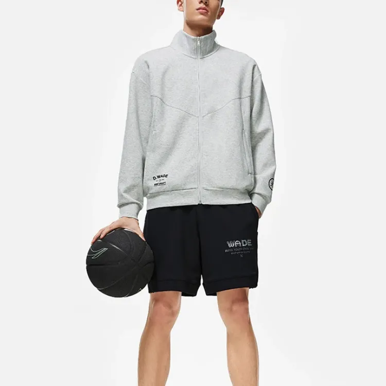 LiNing Sweatshirt Men's Heather Gray Stone Gray-2