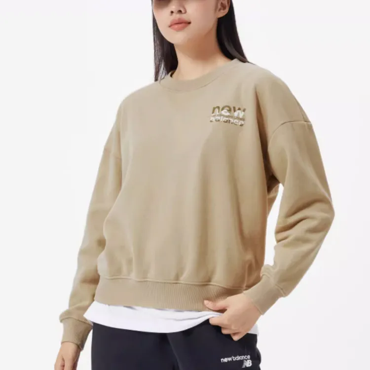 New Balance Sweatshirts Women's Khaki-4
