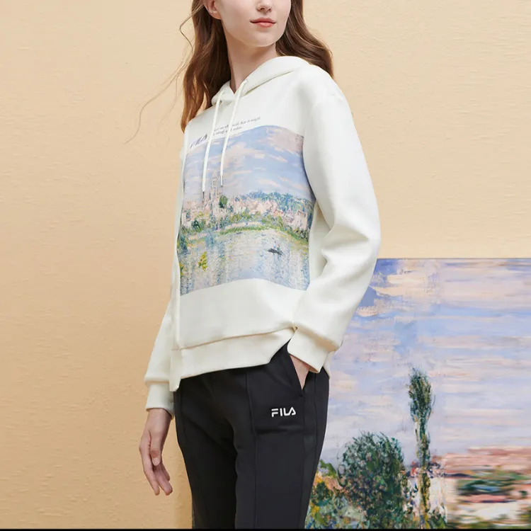FILA Sweatshirt Women's Porcelain White-5